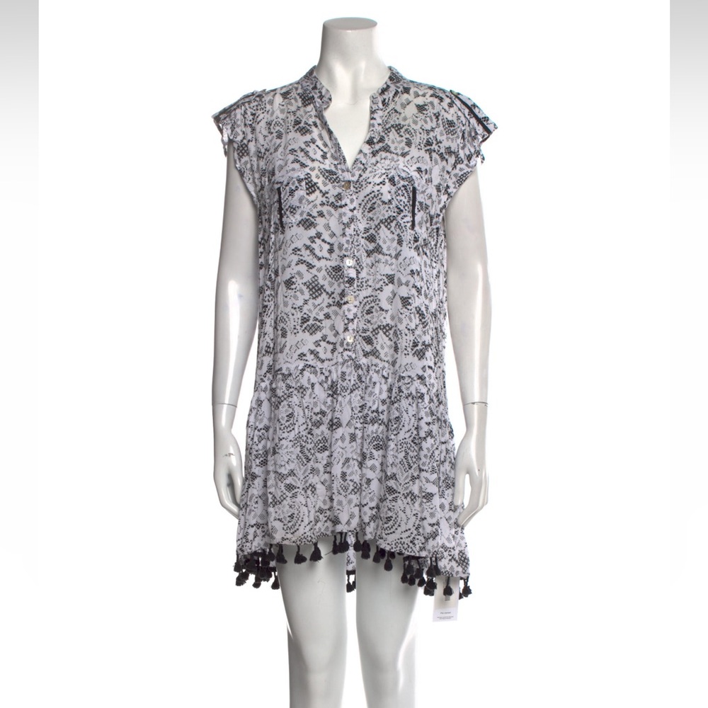 Poupette St. Barth Heni Tassel Mini Dress